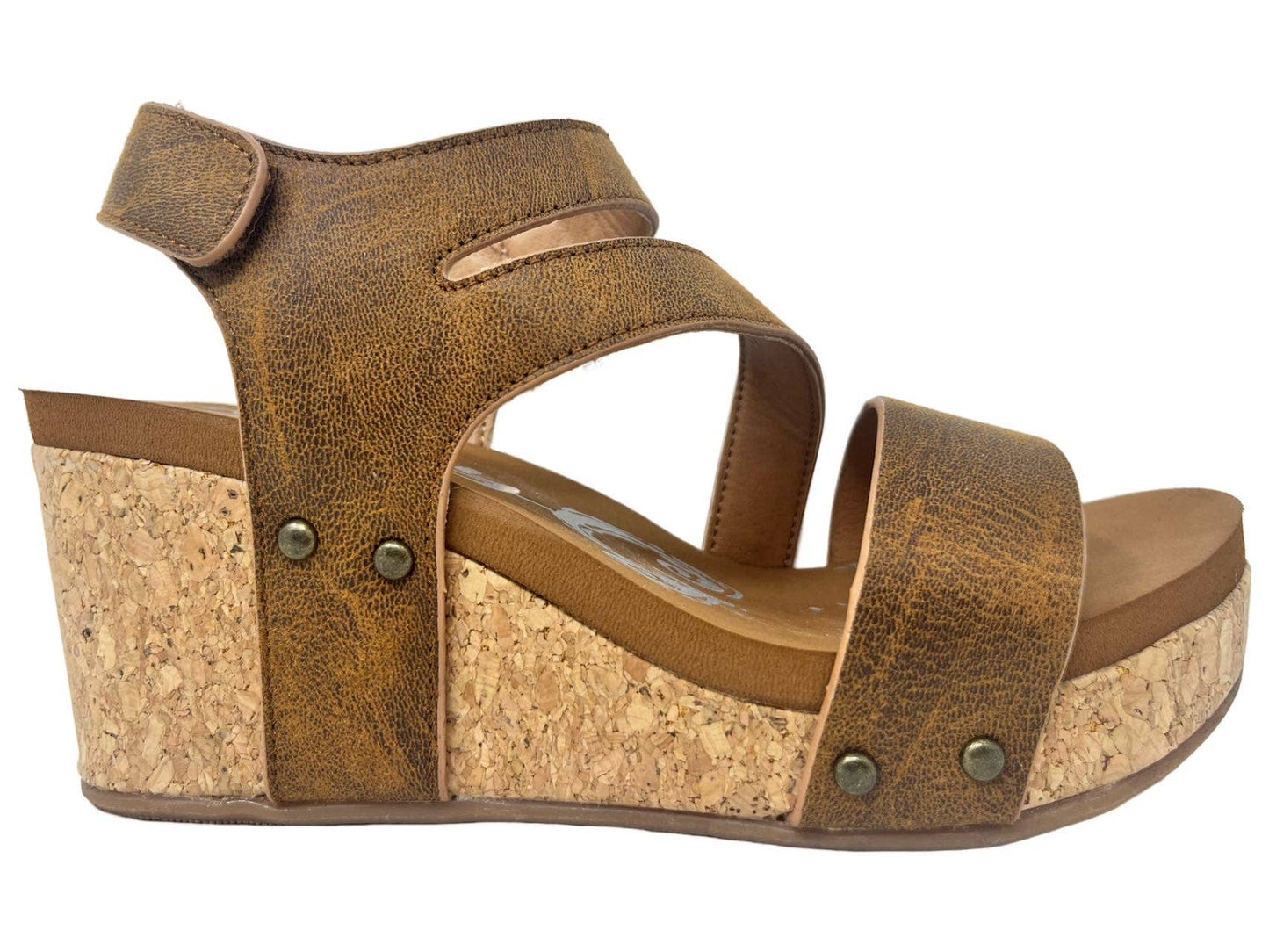 Very G - Turquoise Wedge Shoe