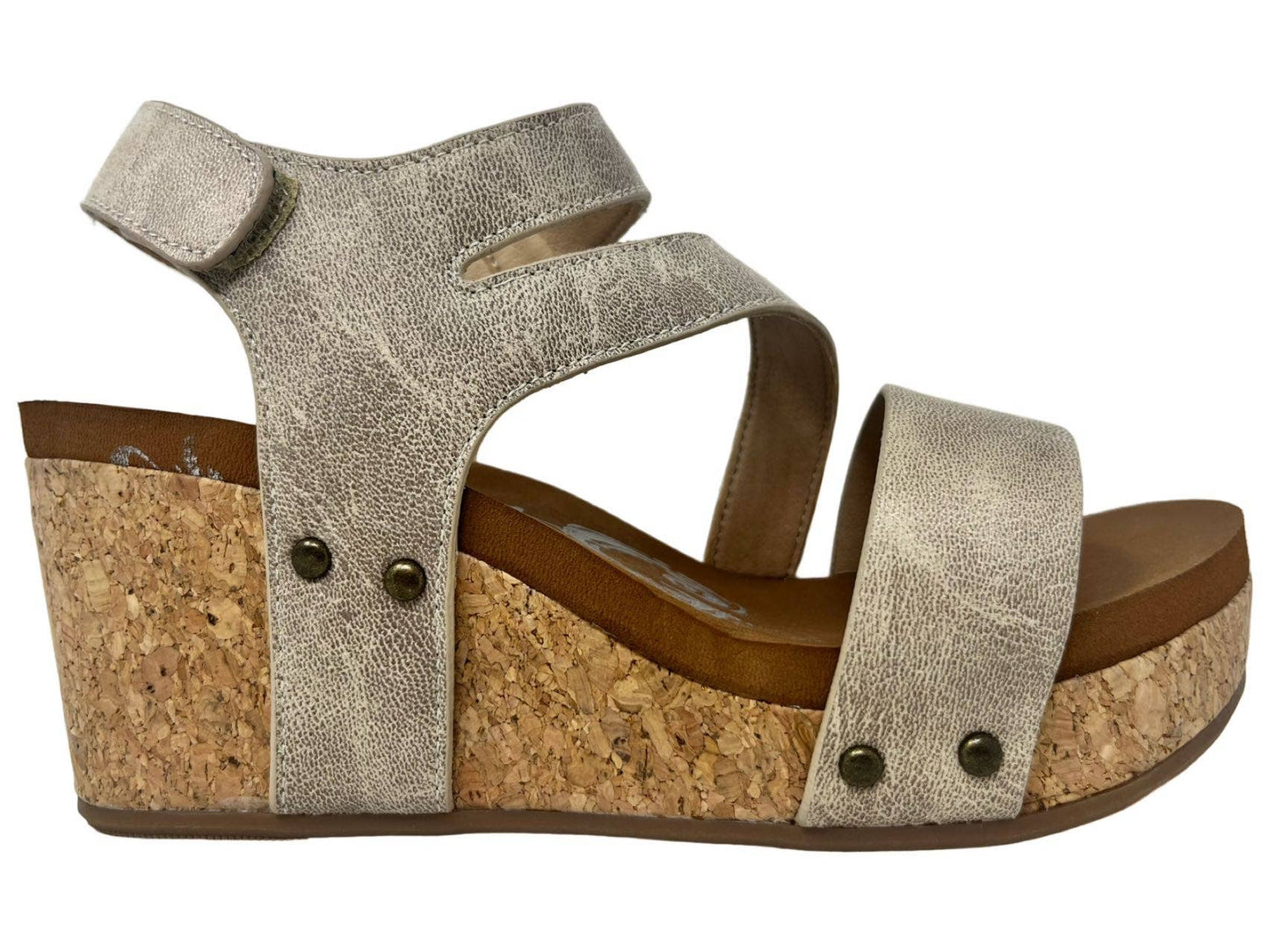 Very G - Turquoise Wedge Shoe