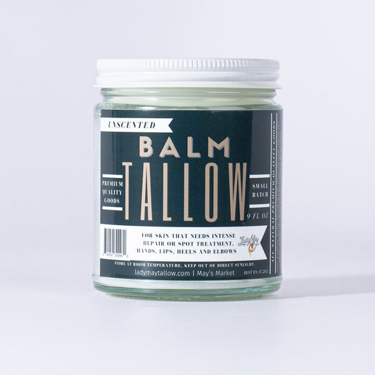 Unscented Tallow Balm – All-Natural Moisture & Skin Repair