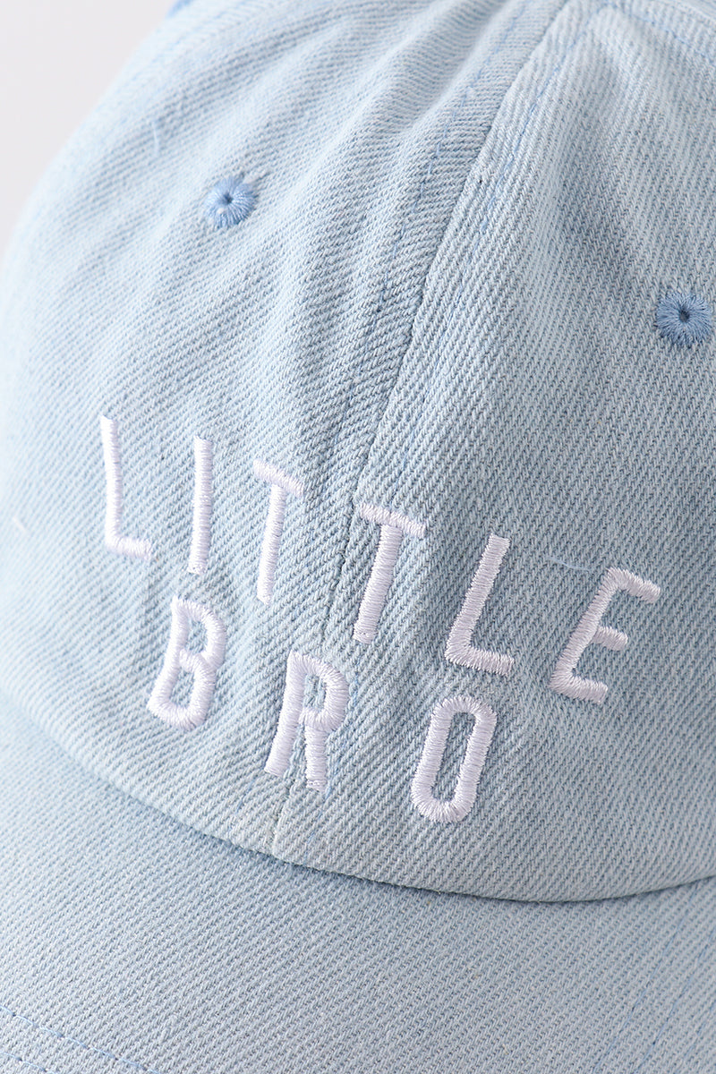 Denim embroidery baseball cap