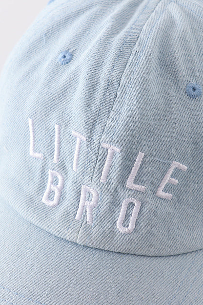 Denim embroidery baseball cap