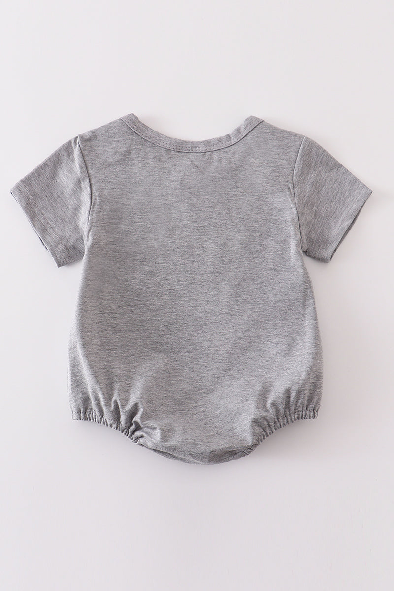 Gray blank basic t-shirt Adult Kids and baby bubble