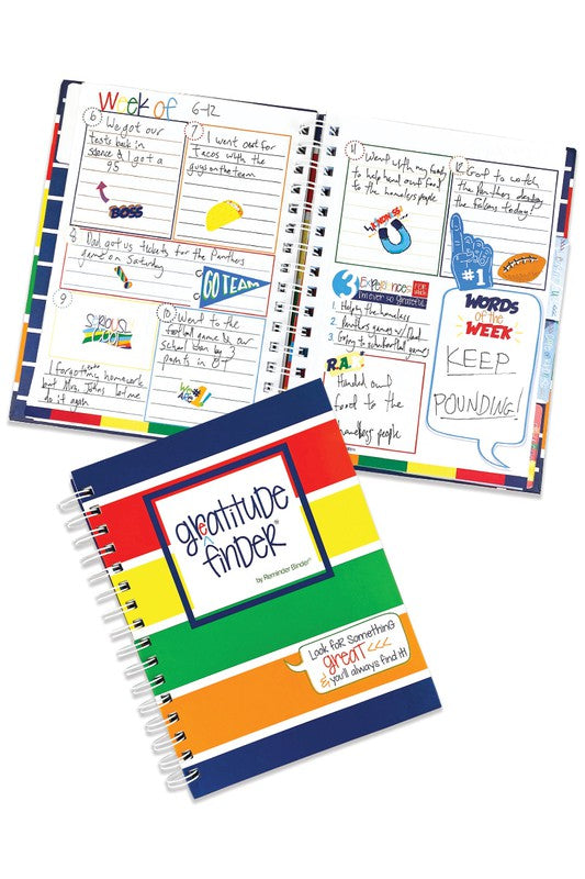 Gratitude Journal with Stickers Adventure Series