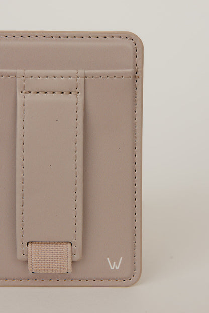 Almond Cream Magnetic Wallet