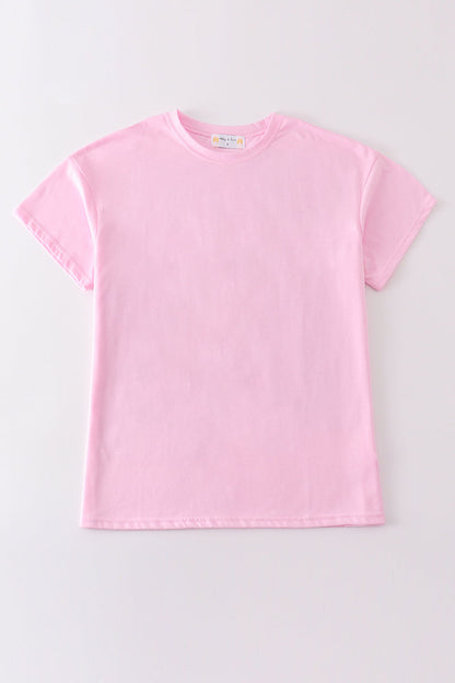 Premium Blush basic T-shirt Kids and adult