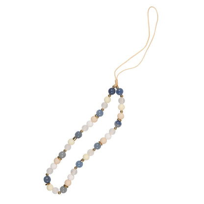 Blue Willow Charm Wristlet