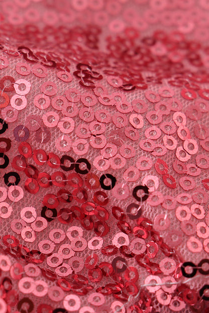 Pink sequin USA french knot girl bubble