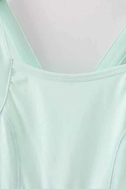 Mint active sporty ruffle tennis dress