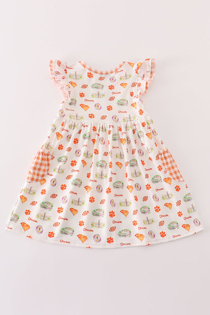 Clemson football baby girl dress