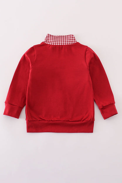 Alabama roll tide elephant embroidery pullover