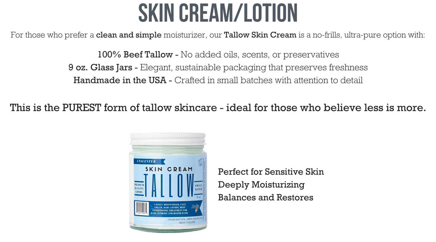 Unscented Tallow Lotion
