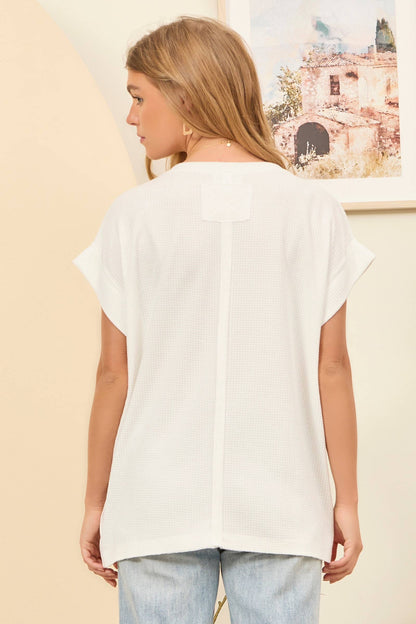 Casual Knit Dolman Top