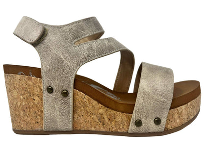 Very G - Turquoise Wedge Shoe