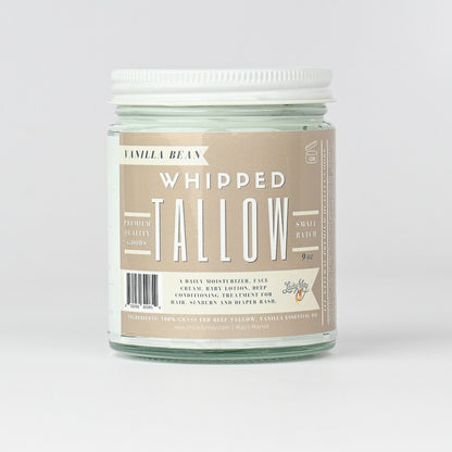 Whipped Tallow Trio - 9oz - Lavender, Vanilla, Eucalyptus Premium Quality All Natural Gift Box by The Lady May