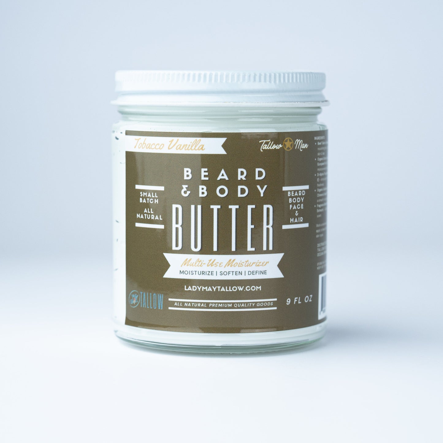 Tallow Man Beard + Body Butter Trio